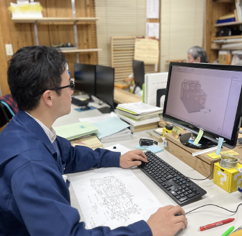 作図や構造計算などのPC作業